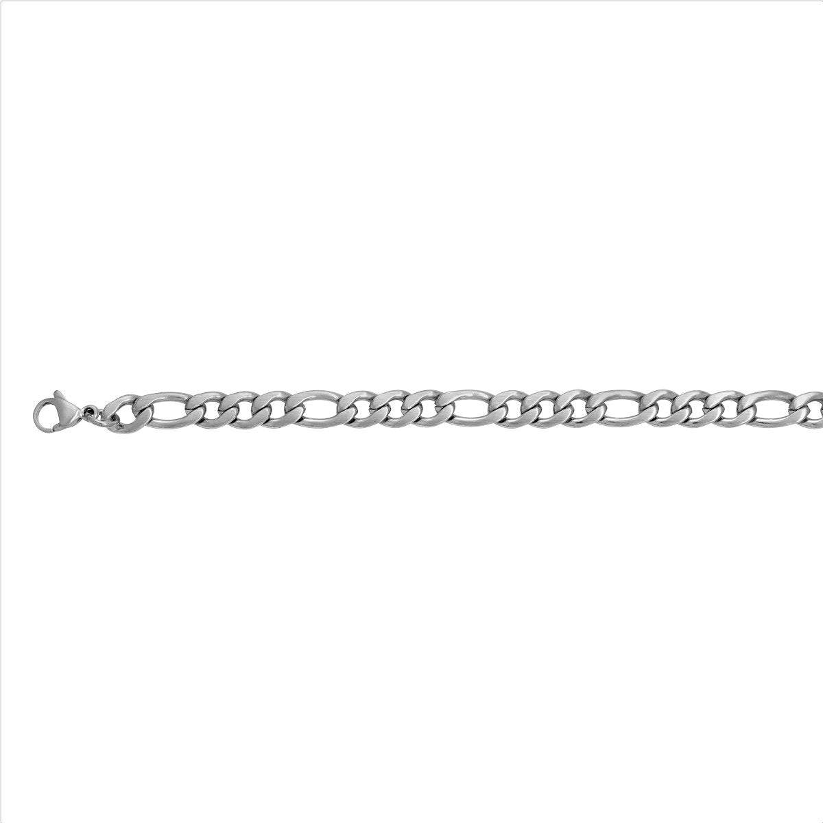 Stahlarmband Figaro 7.8 poliert 20cm