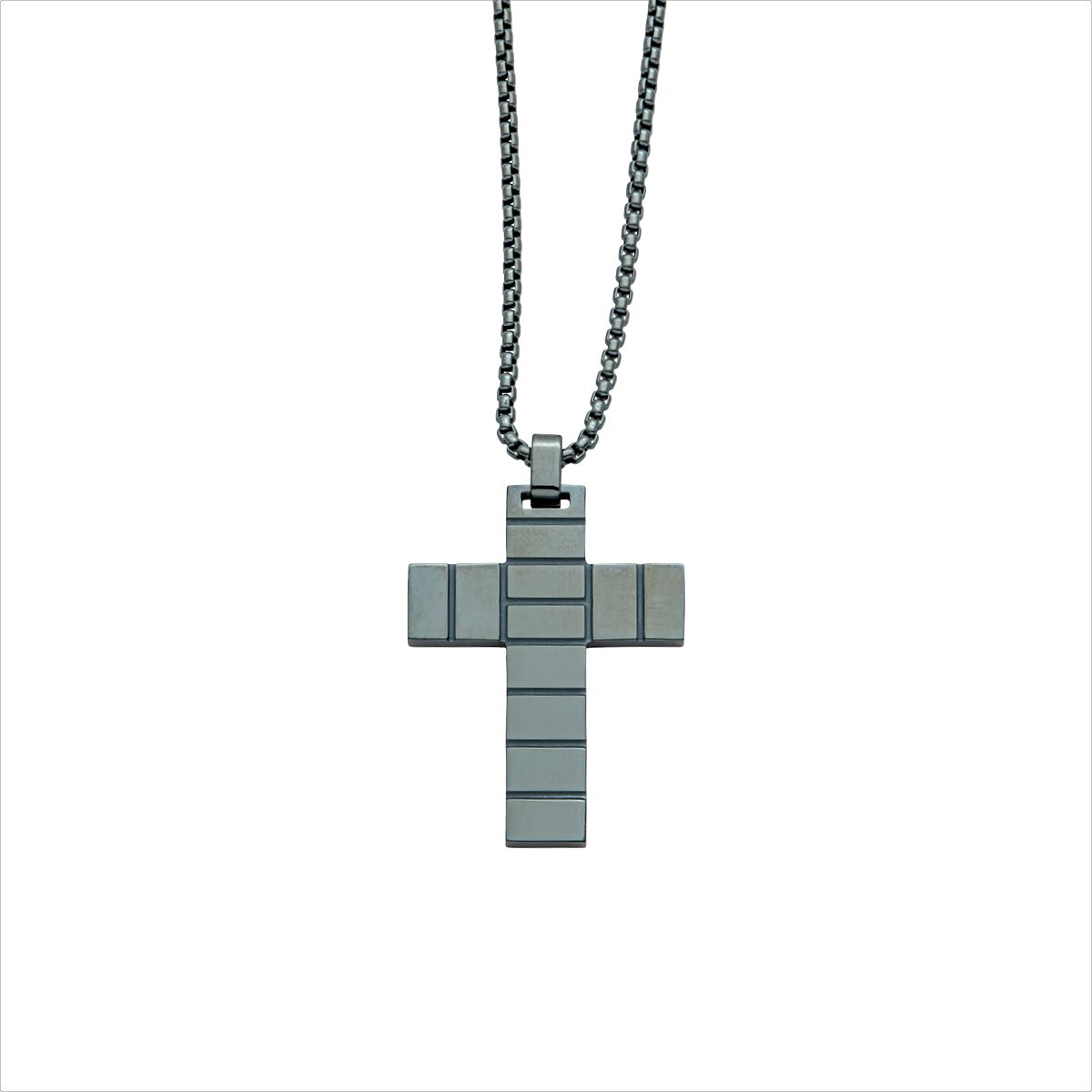 Stahlcollier Kreuz
