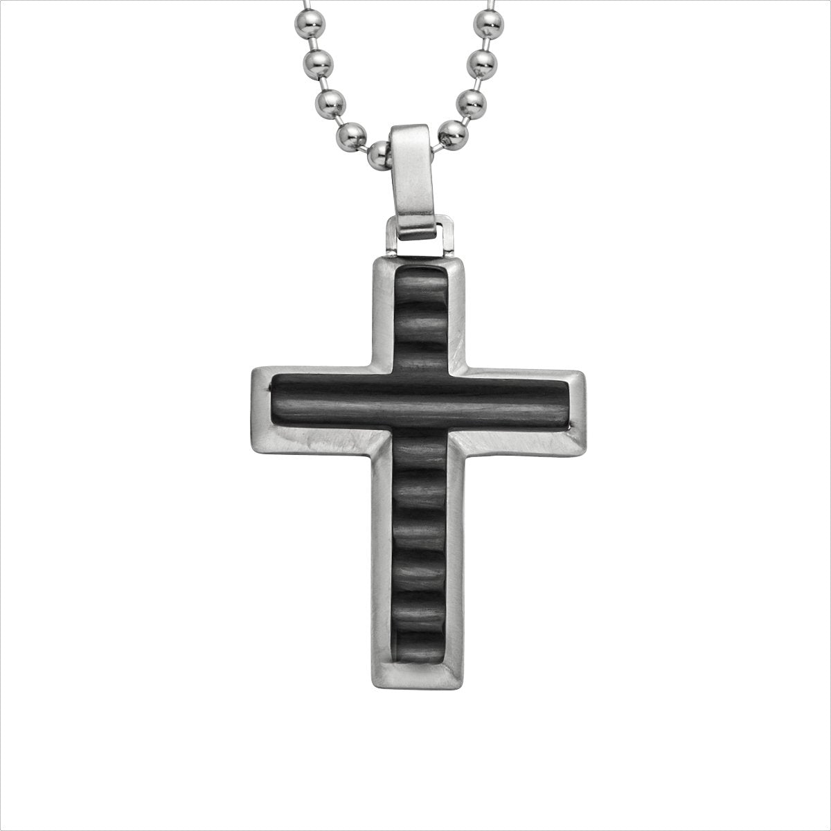 Stahlcollier Kreuz