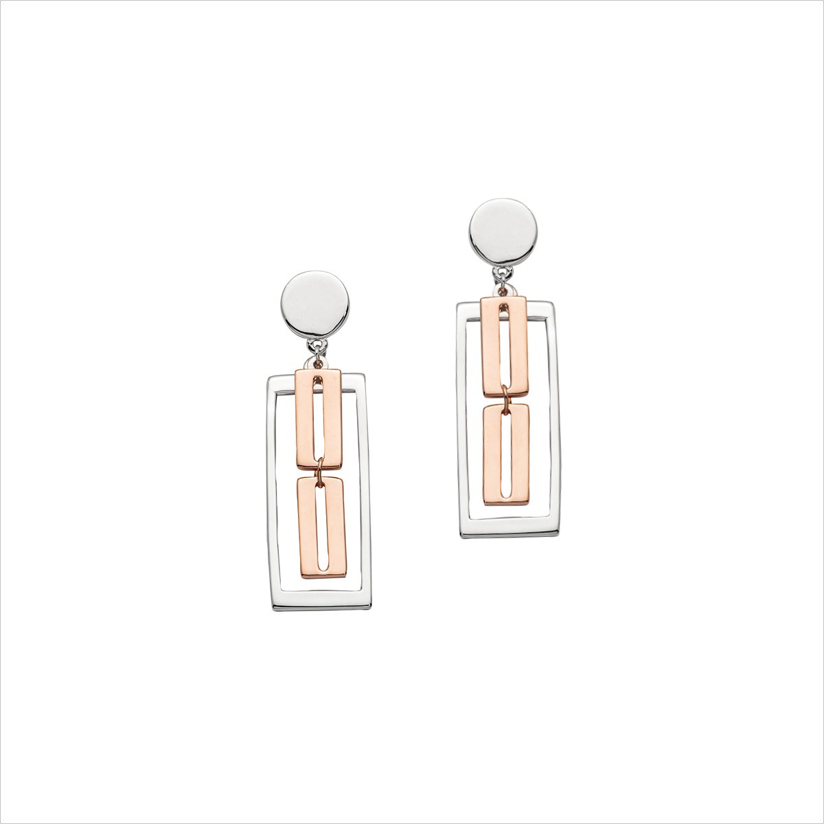 Auranto - Silberohrschmuck rose - CRYSTAL UNTERBERGER