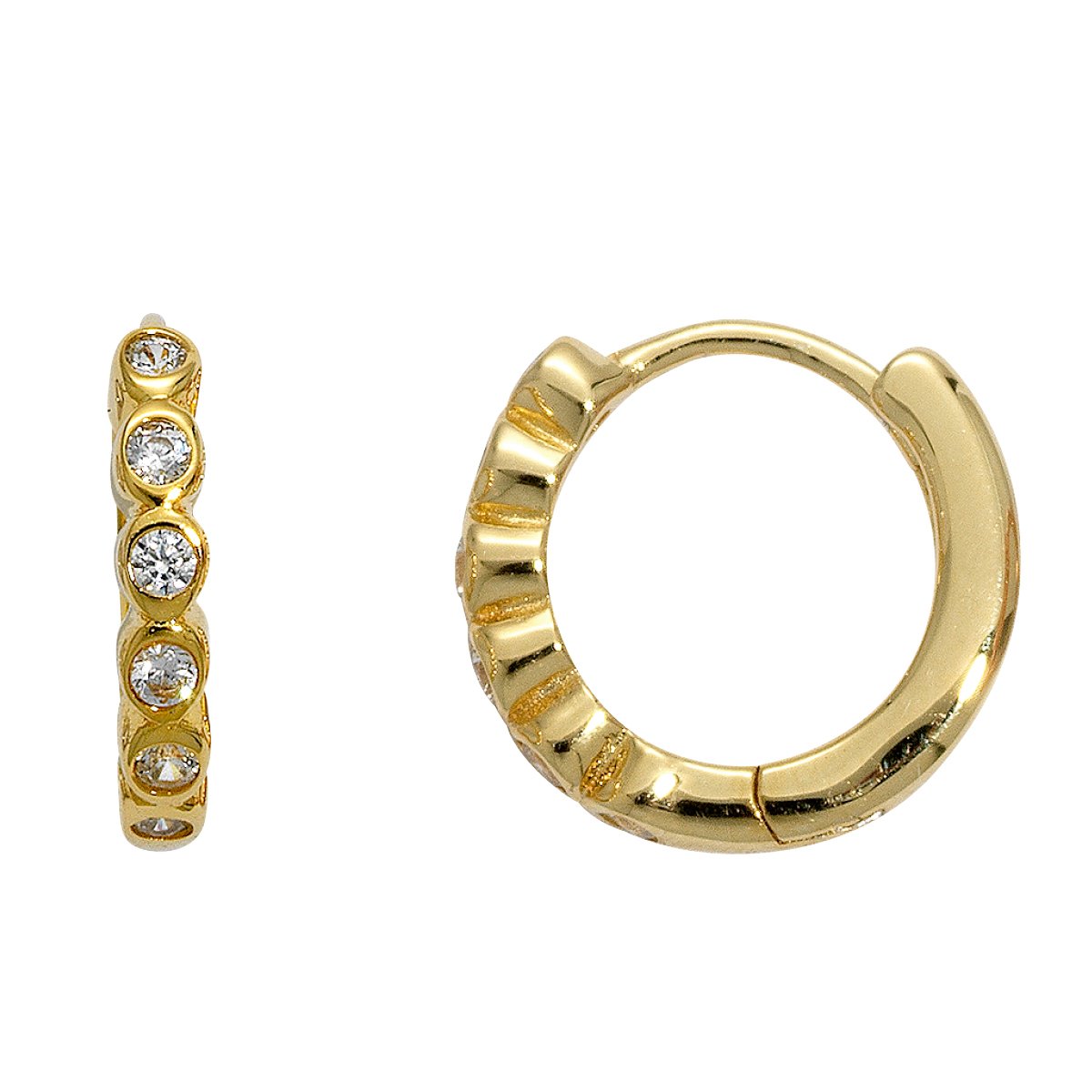 Auranto - Silbercreole silber - CRYSTAL UNTERBERGER