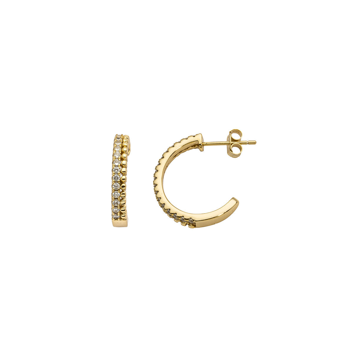 Auranto - Silbercreole gold - CRYSTAL UNTERBERGER