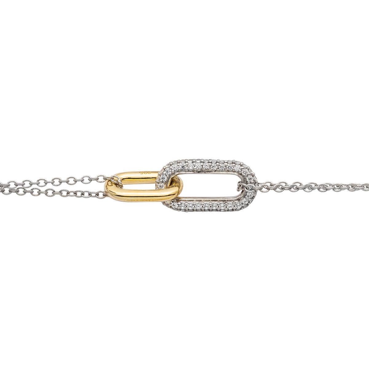 Silberarmband gold - CRYSTAL UNTERBERGER