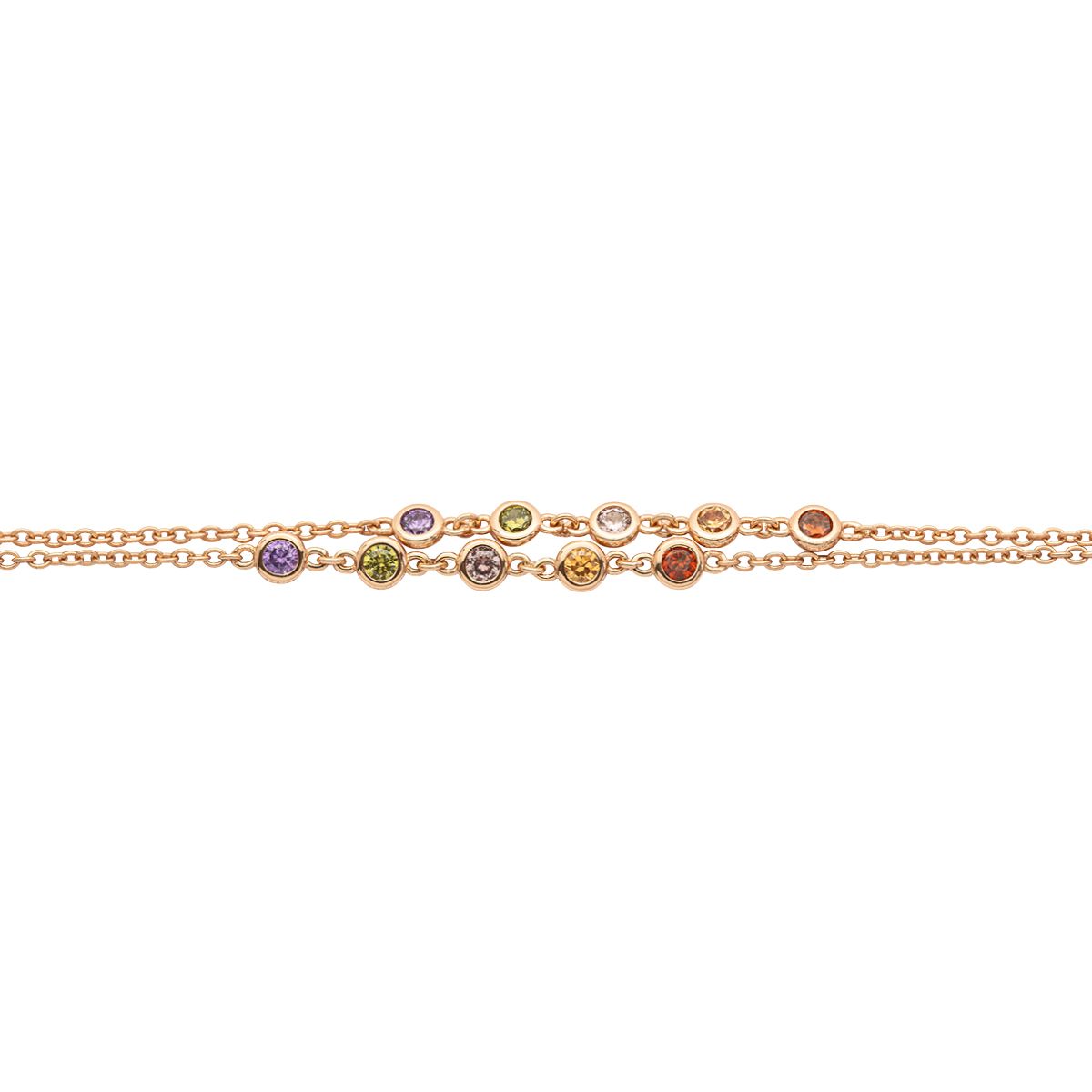Silberarmband rosé - CRYSTAL UNTERBERGER