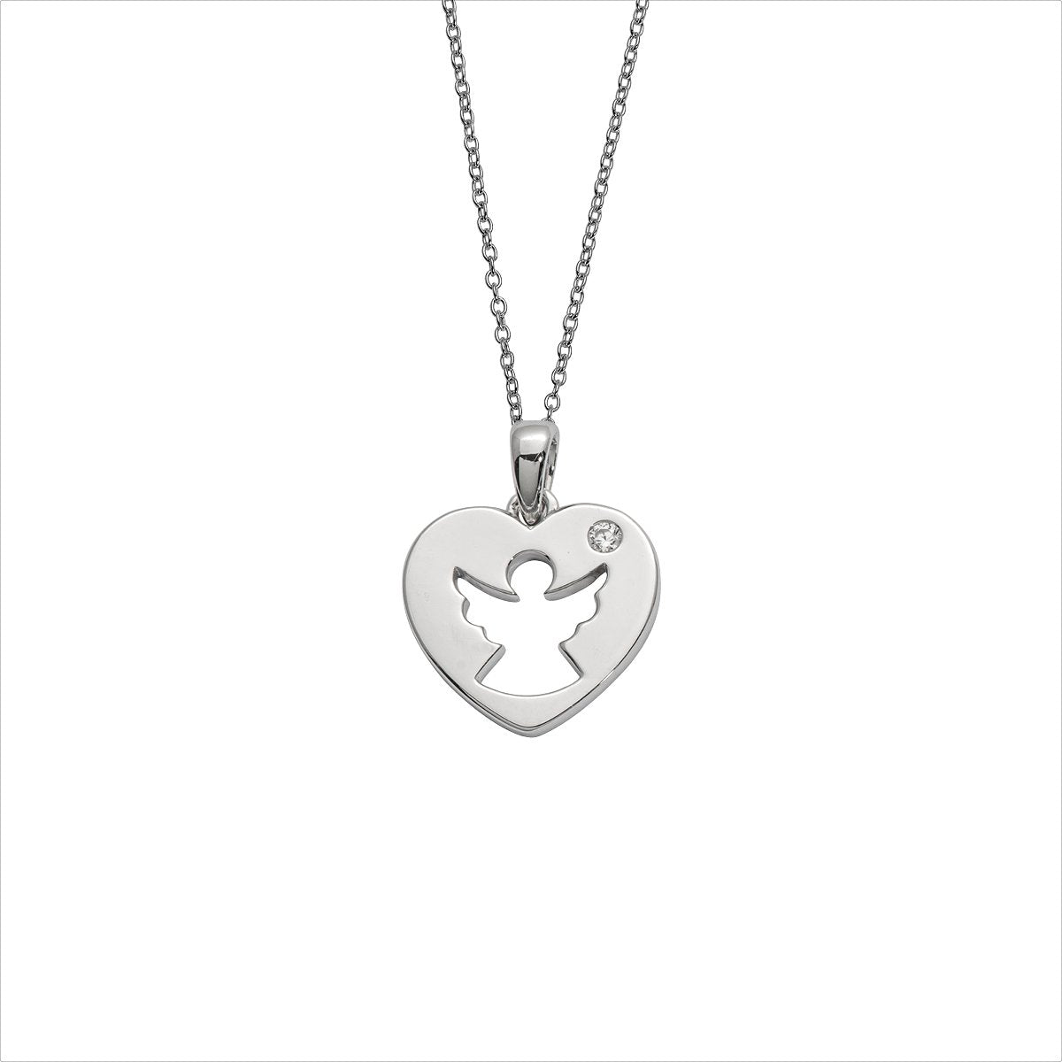 Silbercollier Engel