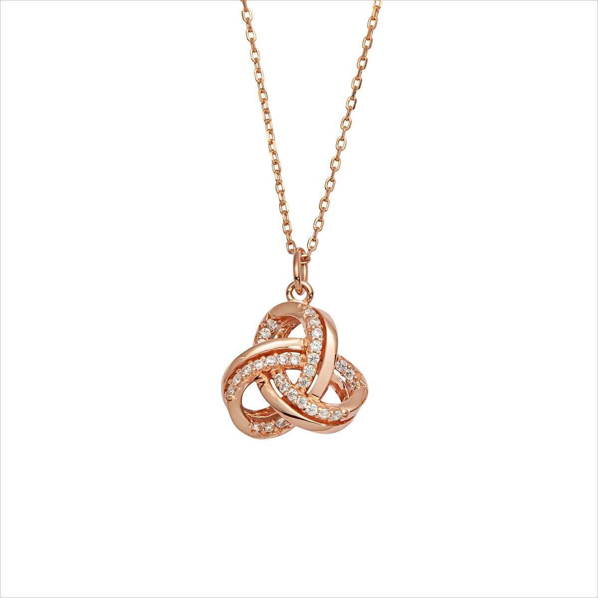 Silbercollier rose