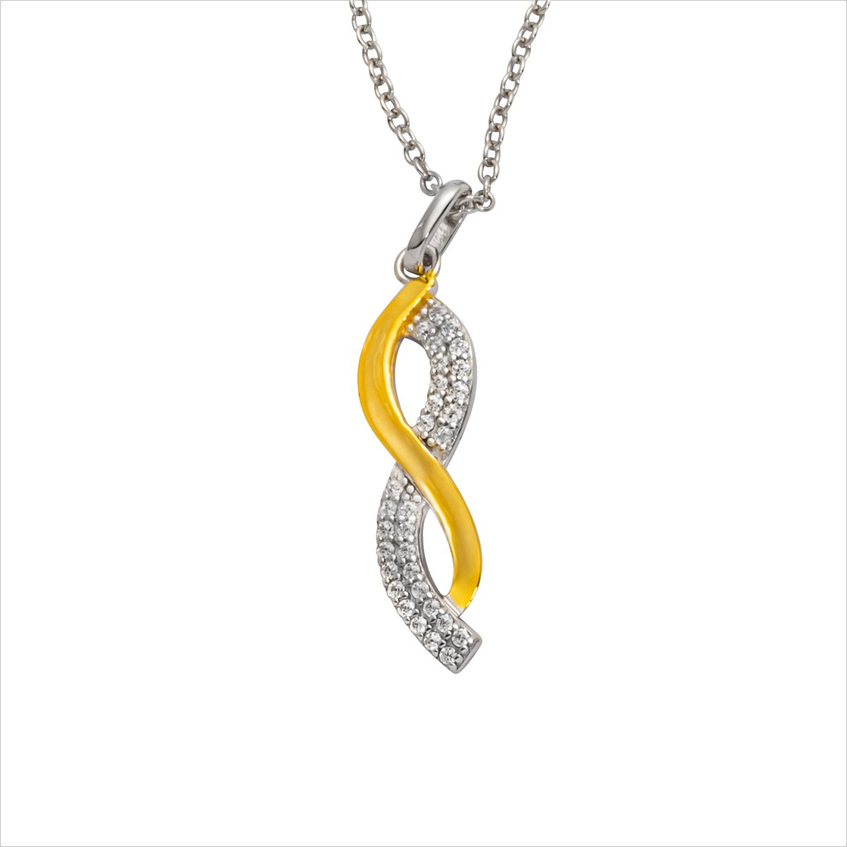 Auranto - Silbercollier gold - CRYSTAL UNTERBERGER