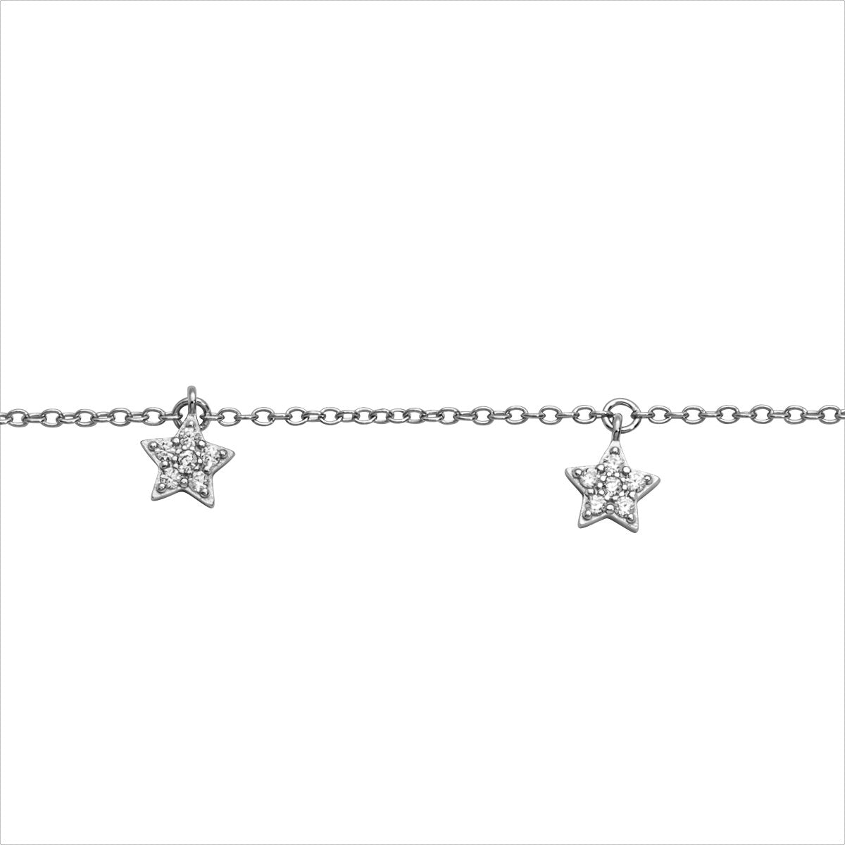 Auranto - Silbercollier Stern - CRYSTAL UNTERBERGER