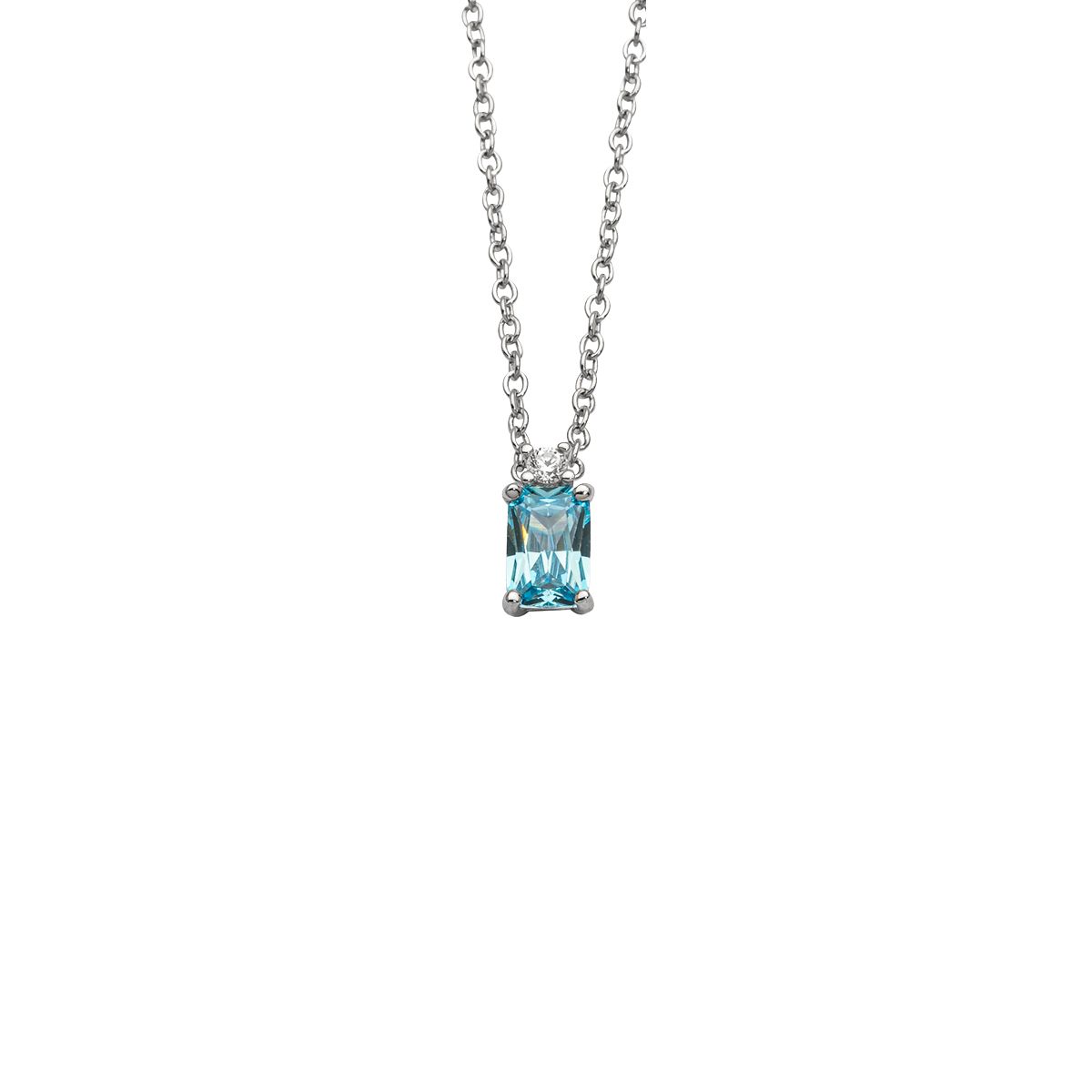 Auranto - Silbercollier Farbig - CRYSTAL UNTERBERGER