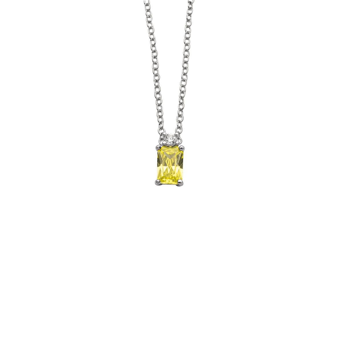 Auranto - Silbercollier Farbig - CRYSTAL UNTERBERGER