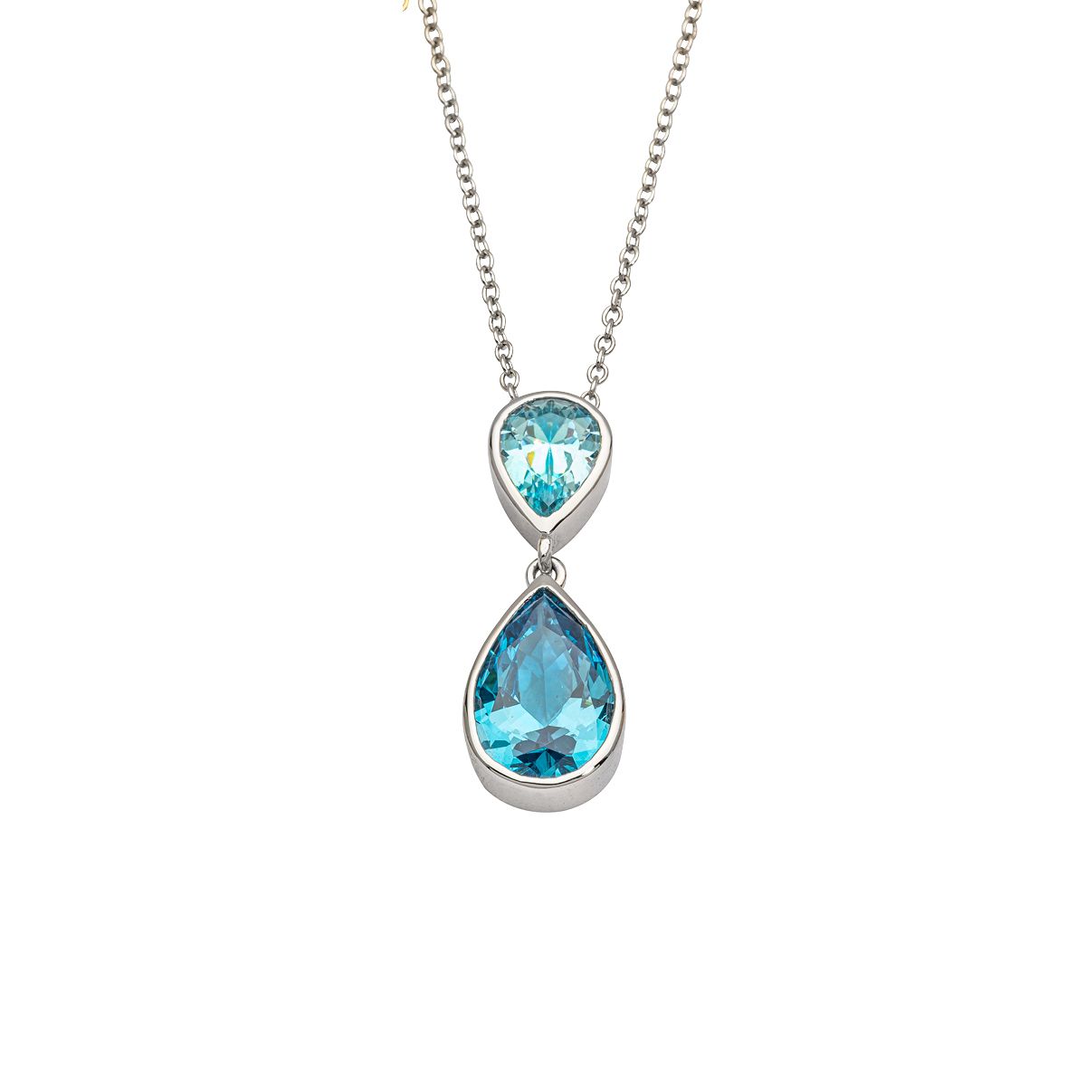 Auranto - Silbercollier Farbig - CRYSTAL UNTERBERGER