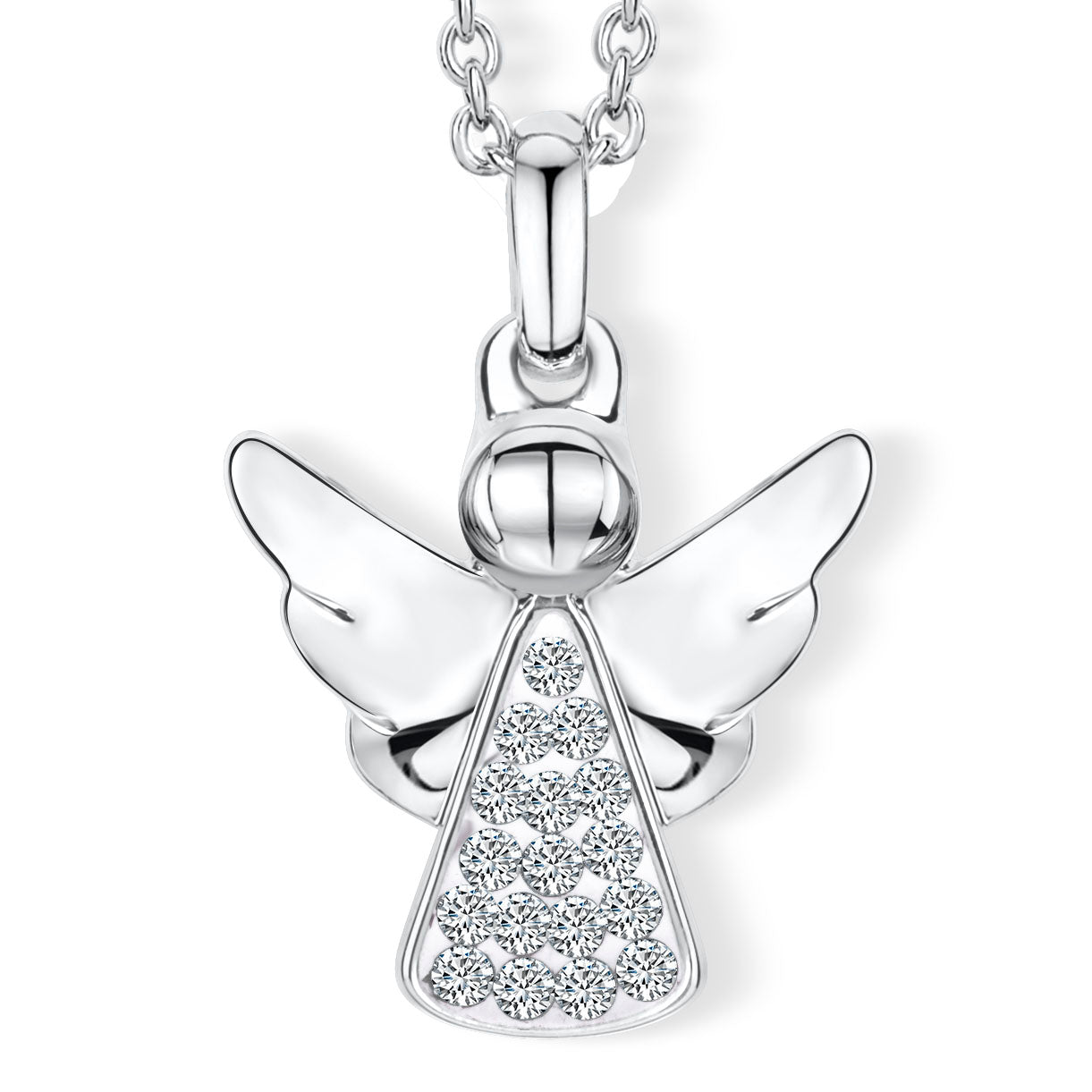 Flying Angel Anhänger mit Kette Produktfoto