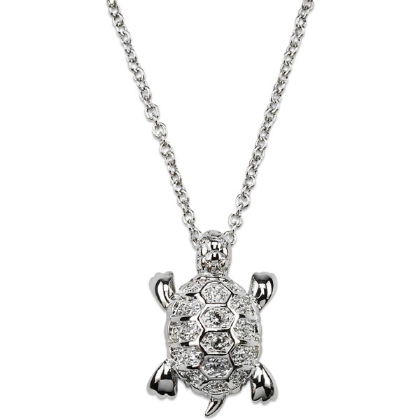 CRYSTALP - Turtle Pendant mit Kristallen - CRYSTAL UNTERBERGER