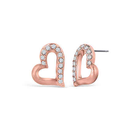 CRYSTALP - leya heart earrings - CRYSTAL UNTERBERGER