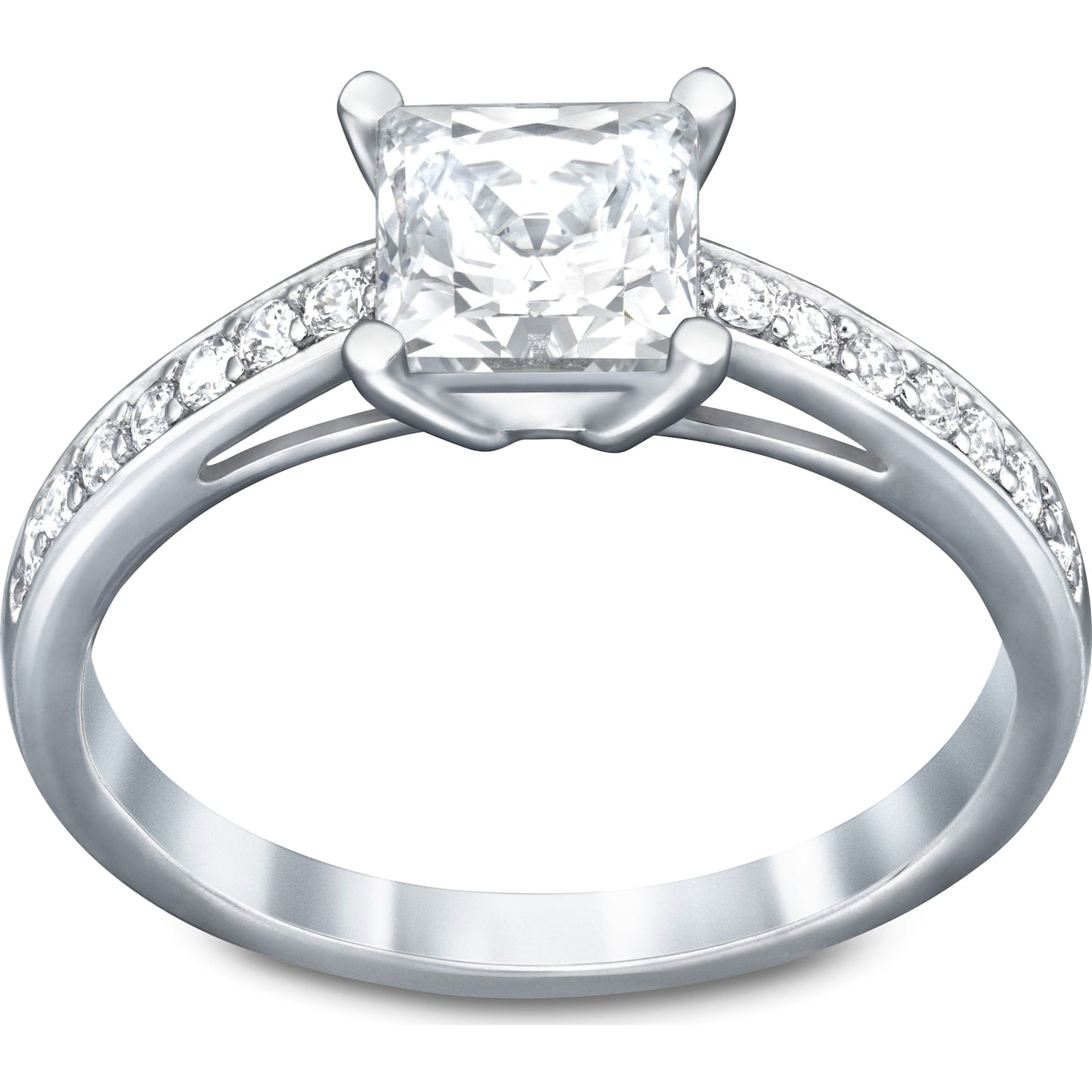 Swarovski - ATTRACT:RING SQ CZWH/RHS55 - CRYSTAL UNTERBERGER