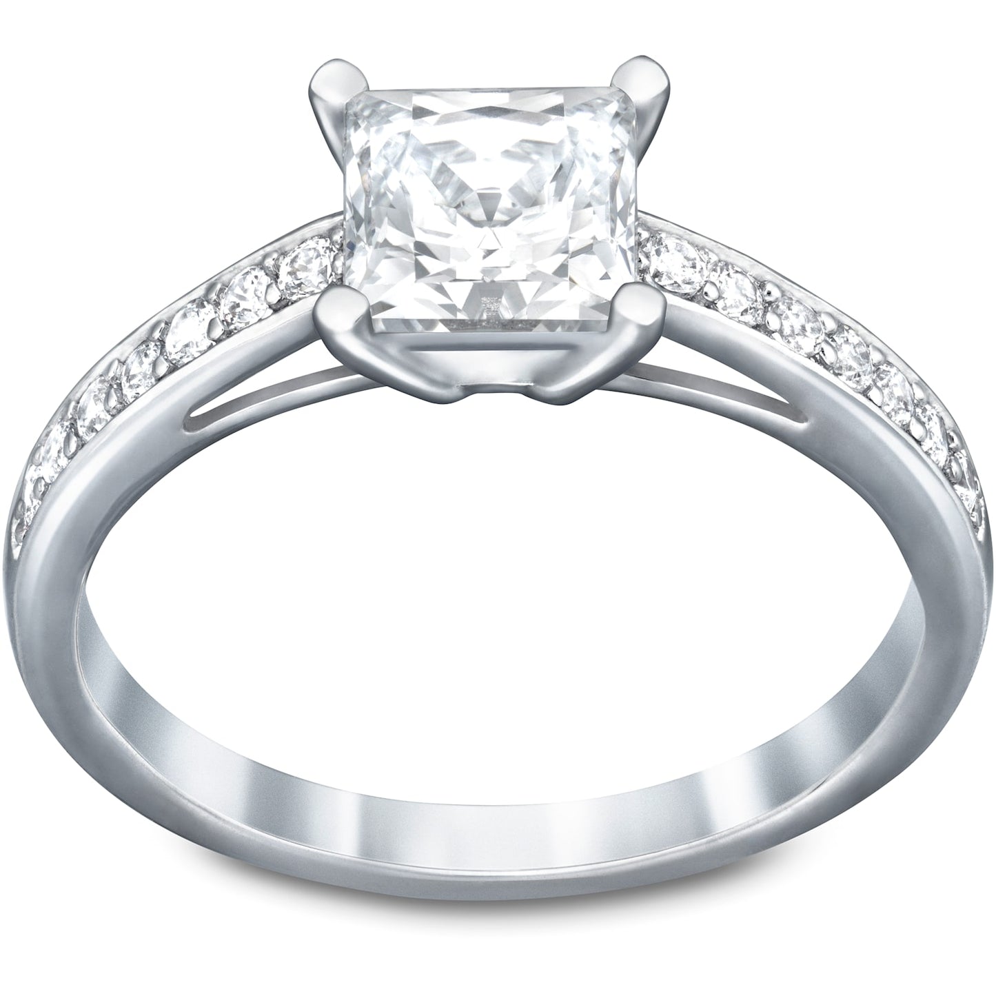 Swarovski - ATTRACT:RING SIZE 58 SQUARE RHS - CRYSTAL UNTERBERGER