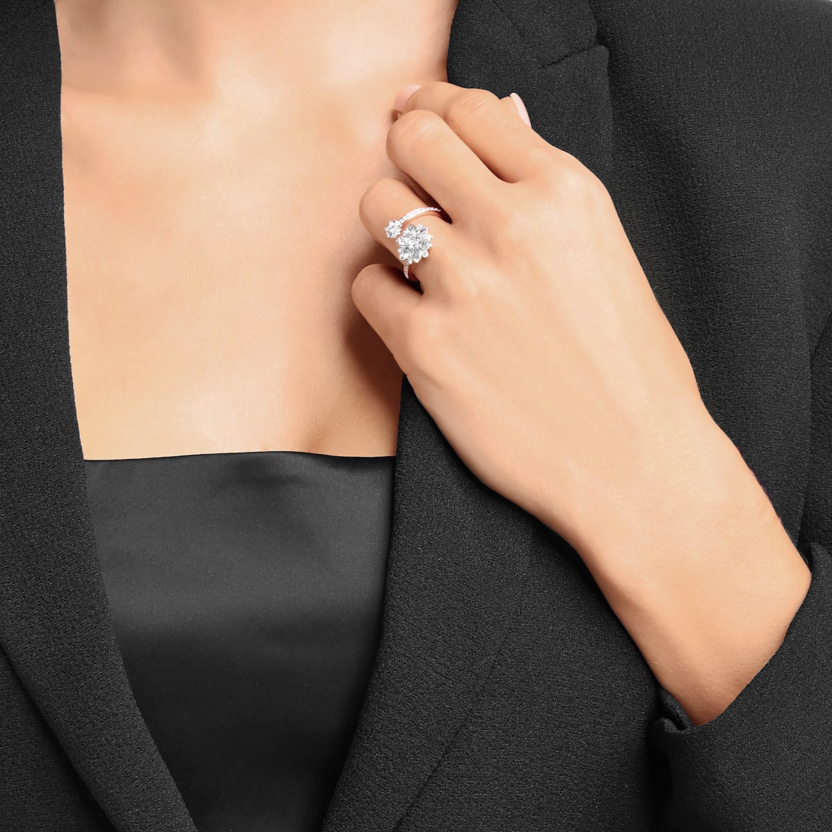 Swarovski - CELESTIAL RING CRY/RHS 52 - CRYSTAL UNTERBERGER