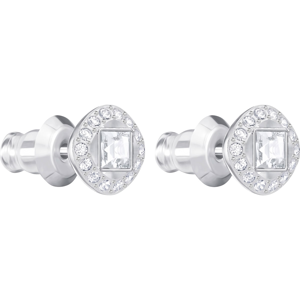 Swarovski - ANGELIC SQUARE OHRSTECKER STUD CRY/RHS - CRYSTAL UNTERBERGER