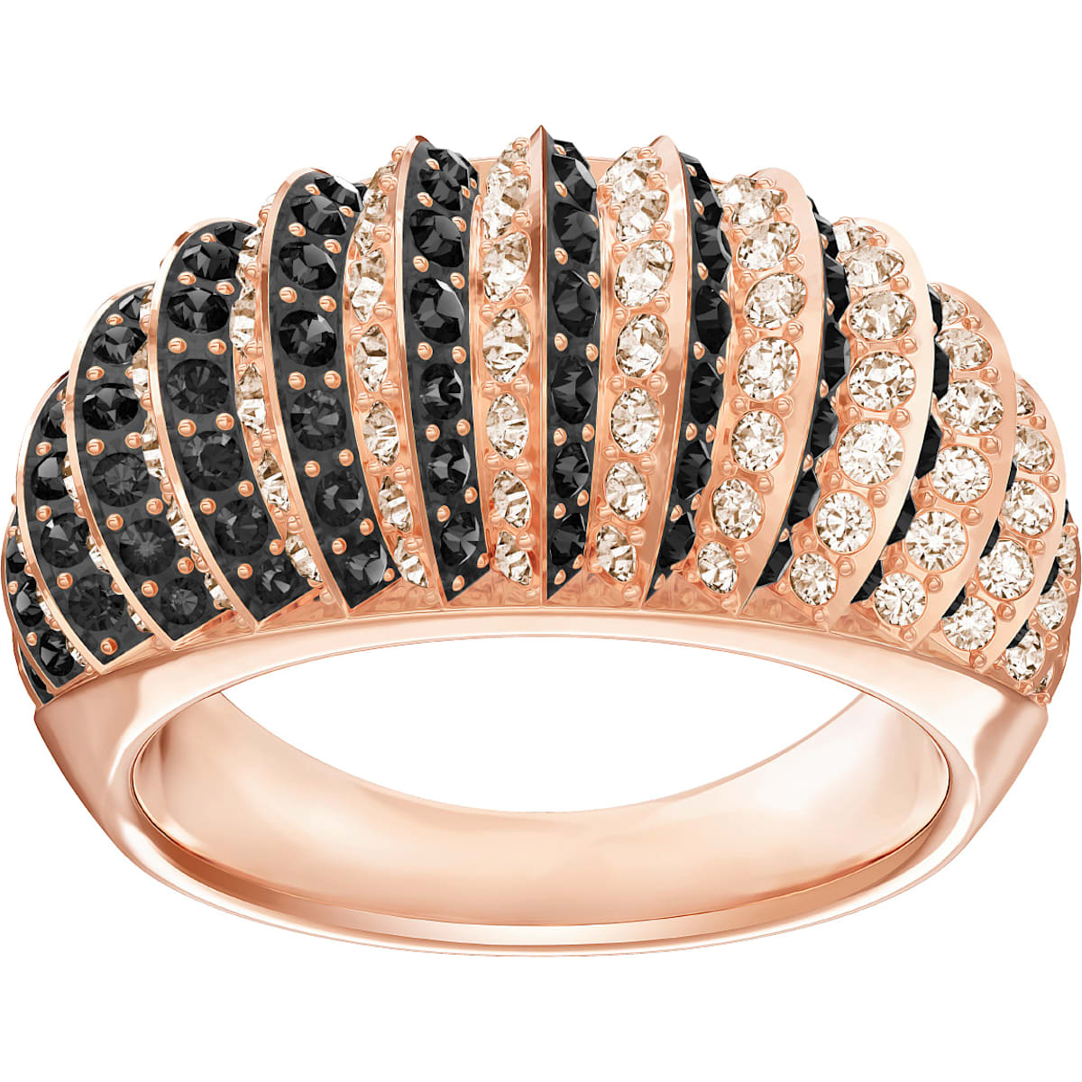 Swarovski - LUXURY:RING DOMED - CRYSTAL UNTERBERGER