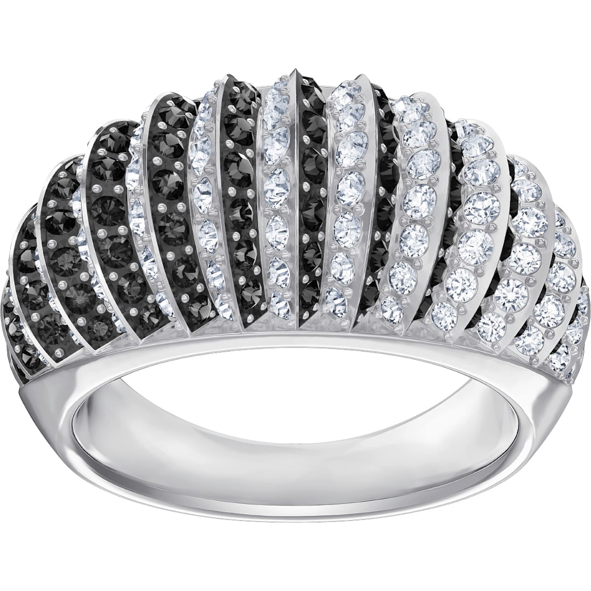 Swarovski - LUXURY:RING DOMED - CRYSTAL UNTERBERGER