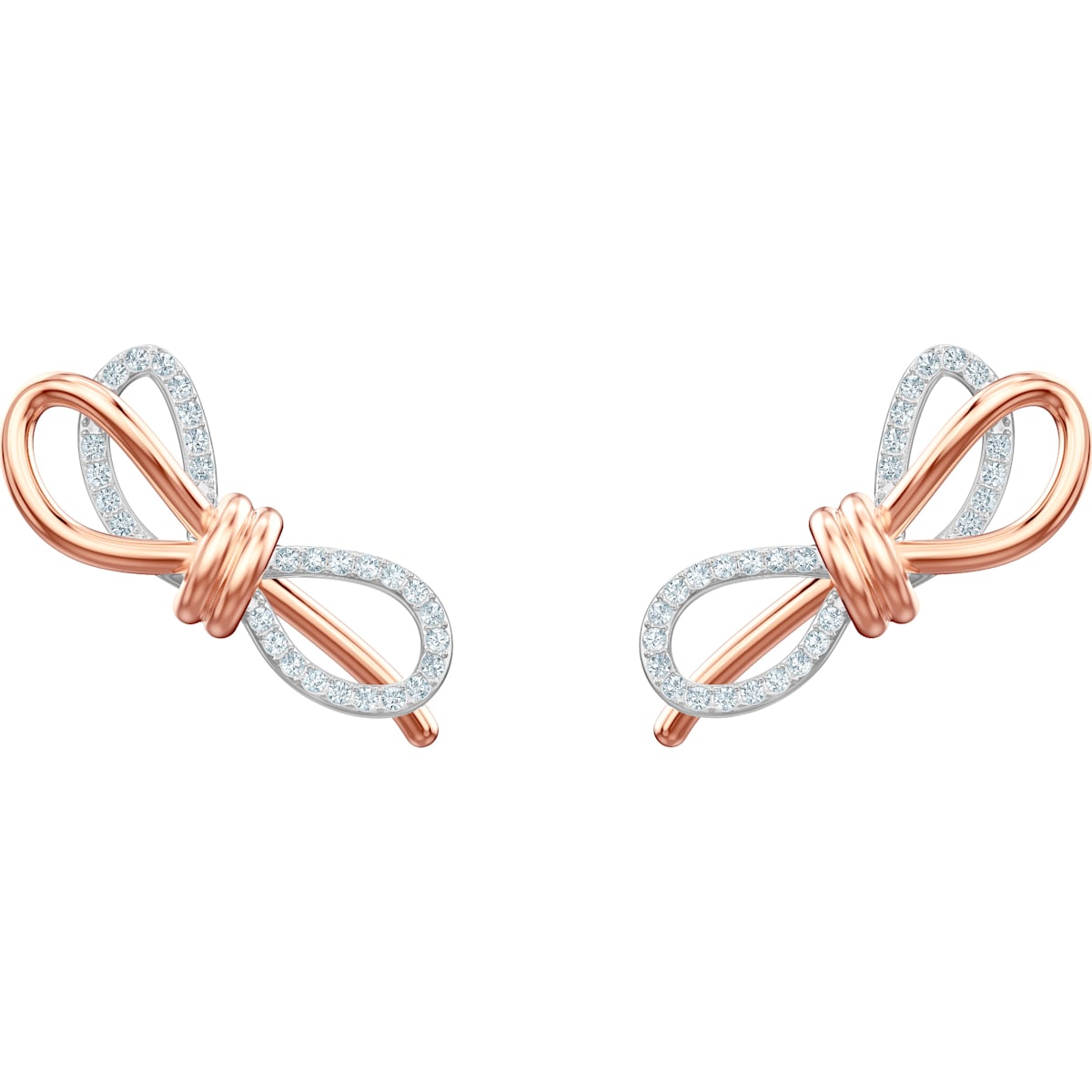 Swarovski - LIFELONG BOW:OHRSTECKEROVERSIZED DRESS - CRYSTAL UNTERBERGER