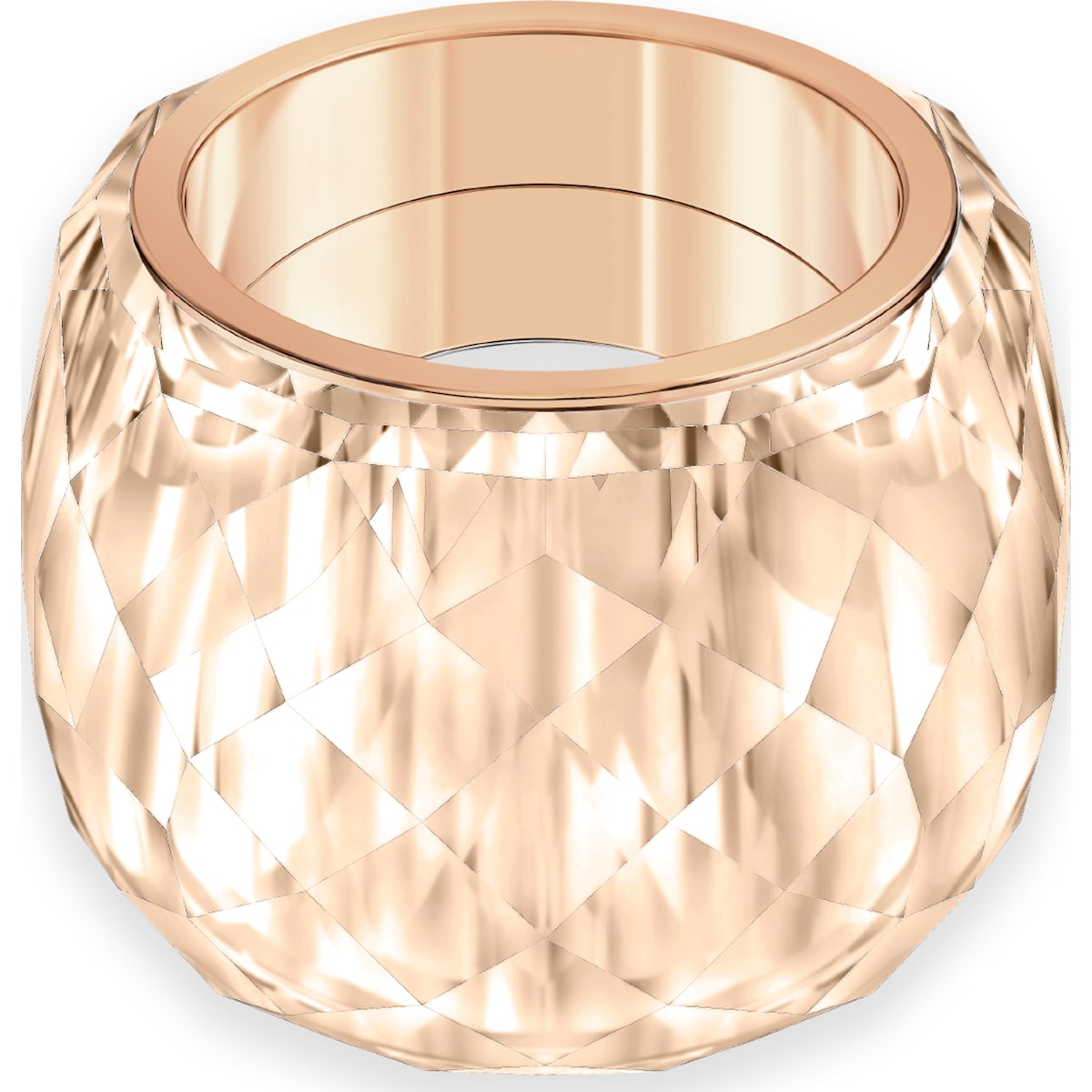 Swarovski - Nirvana Ring- Goldfarben- Rosegoldfarbenes PVD-Finish - CRYSTAL UNTERBERGER