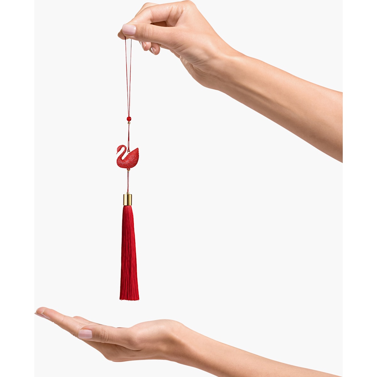 ASIAN SYMBOLS:ORNAMENT RED SWAN