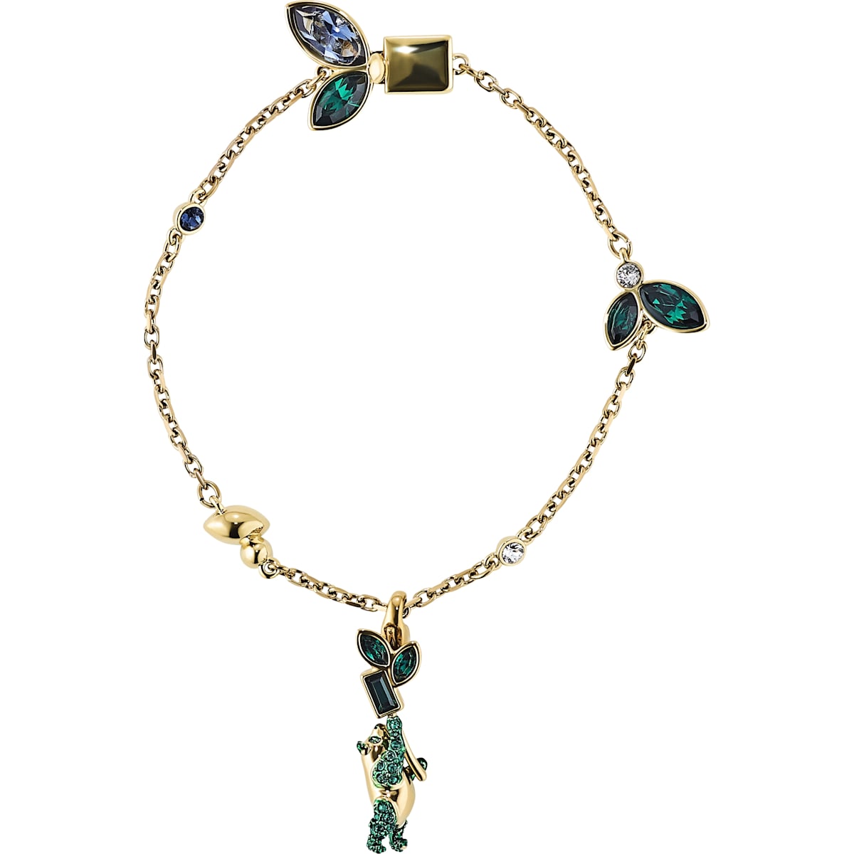 Swarovski - Beautiful Earth by Susan Rockefeller Armband- Panda- mehrfarbig dunkel- vergoldet - CRYSTAL UNTERBERGER