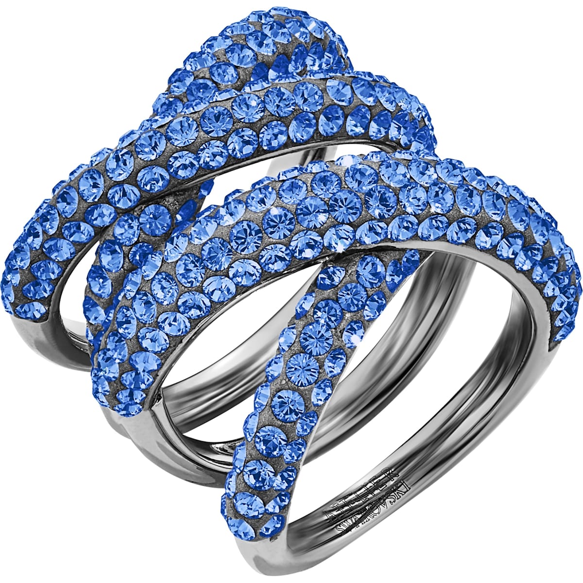 Swarovski - Tigris Breiter Ring- Rosa- Goldlegierung - CRYSTAL UNTERBERGER