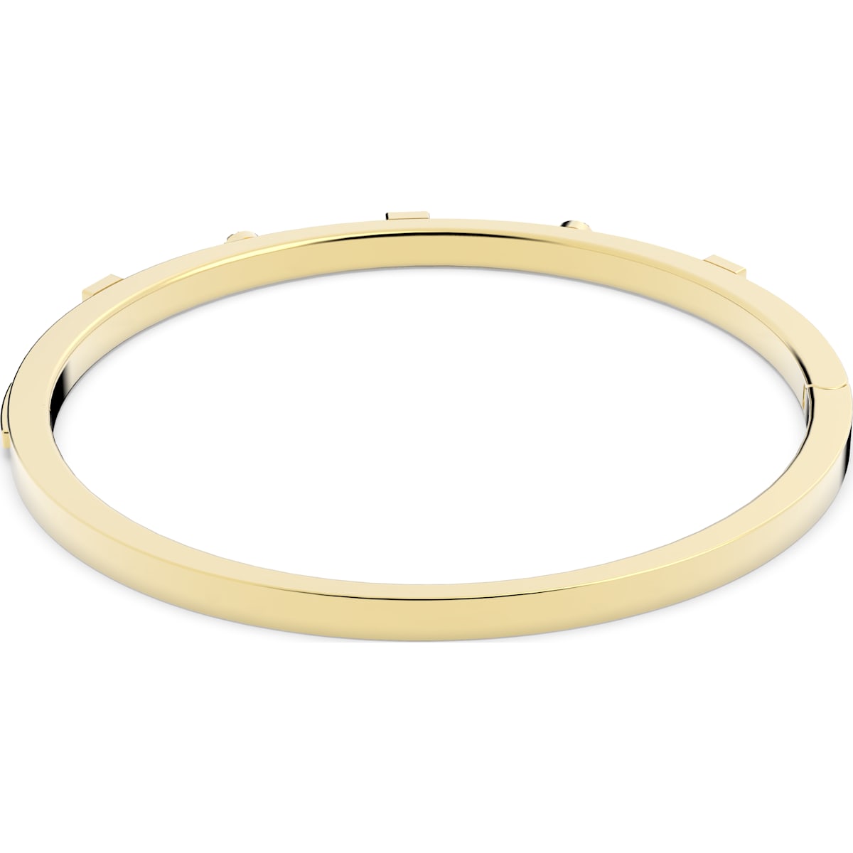 Swarovski - Thrilling Armreif Klein, Weiß, Goldlegierungsschicht - CRYSTAL UNTERBERGER