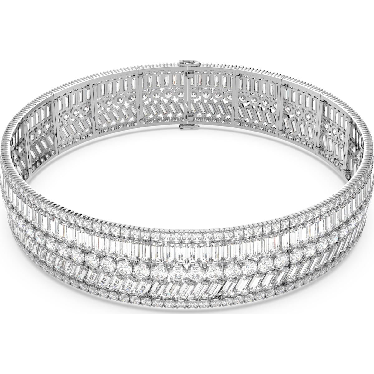 HYPERBOLA:CHOKER L ROWS WHITE/RHS