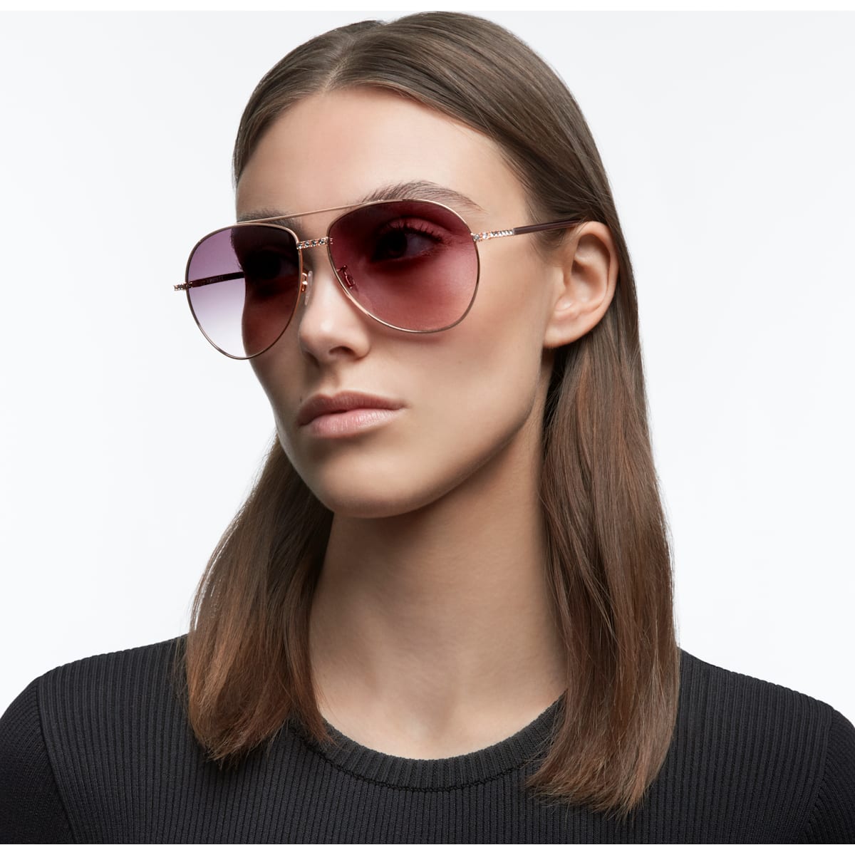 MILLENIA:EYEWEAR SK0343-H 33B BLACK/ROS