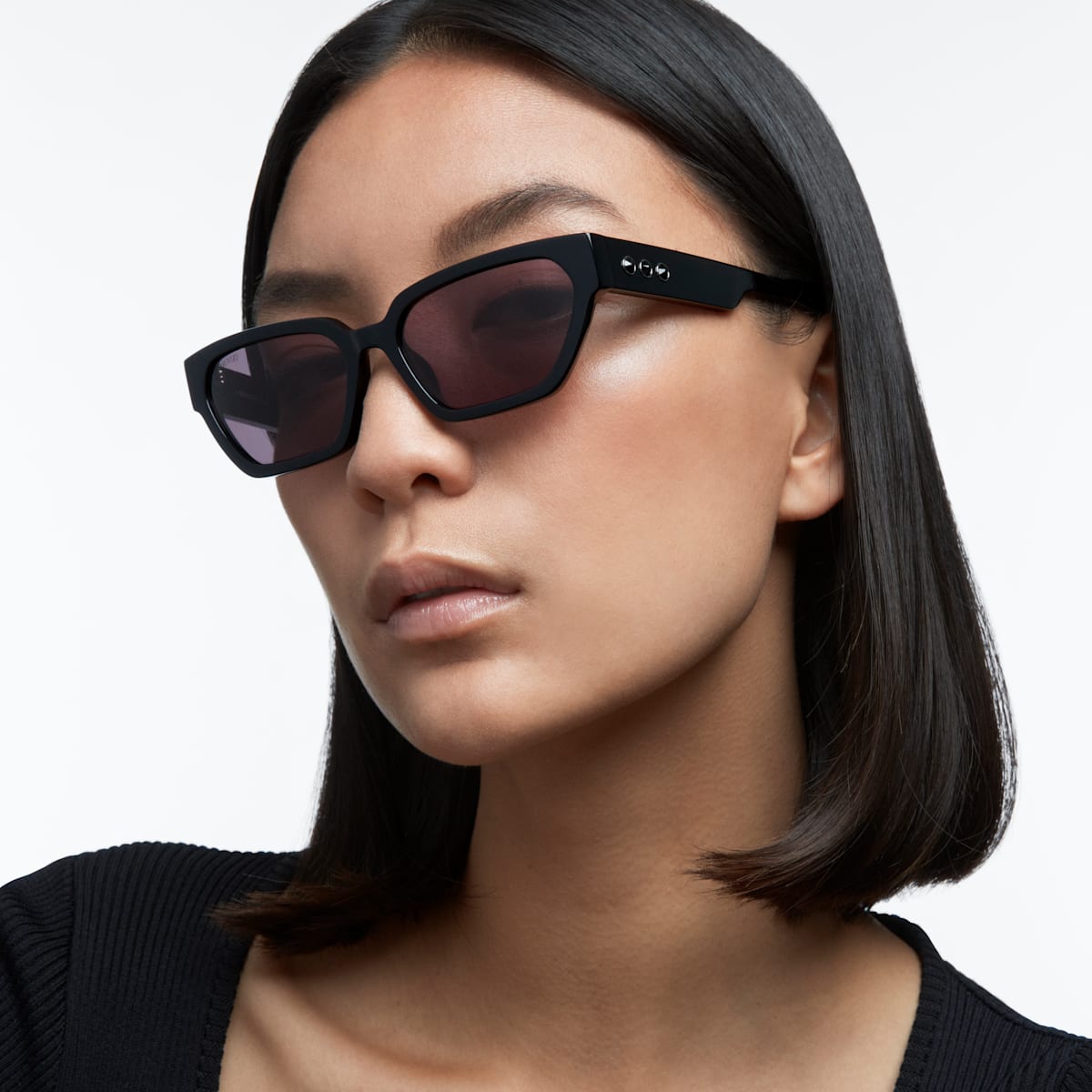 MILLENIA:EYEWEAR SK0348 01A BLACK/JET