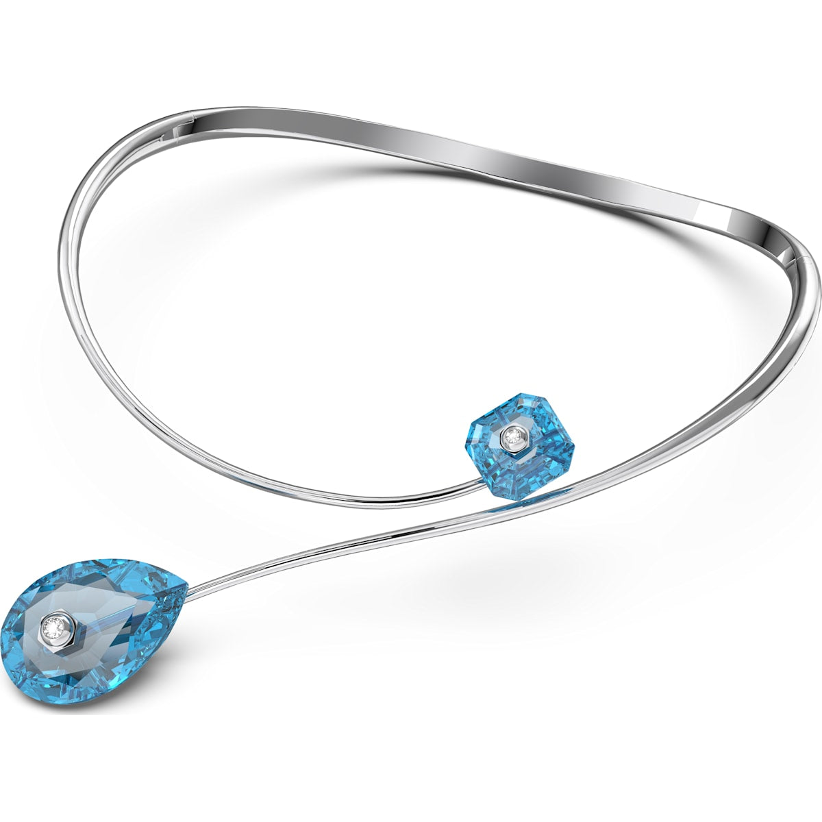 STUDIOSA:NECKLACE AQUA/RHS