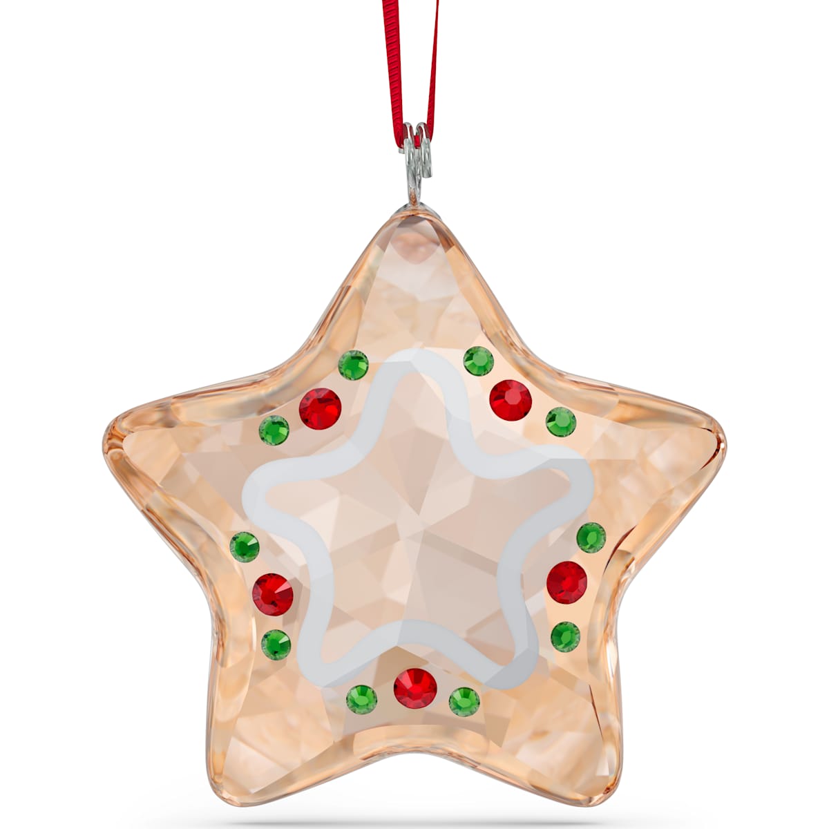 Swarovski - Holiday Cheers Lebkuchenstern Ornament - CRYSTAL UNTERBERGER