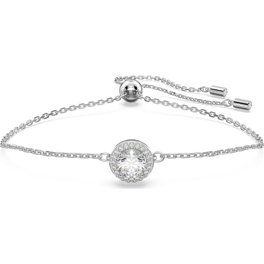 Swarovski - Constella Armband Rundschliff, Pavé, Weiß, Rhodiniert - CRYSTAL UNTERBERGER