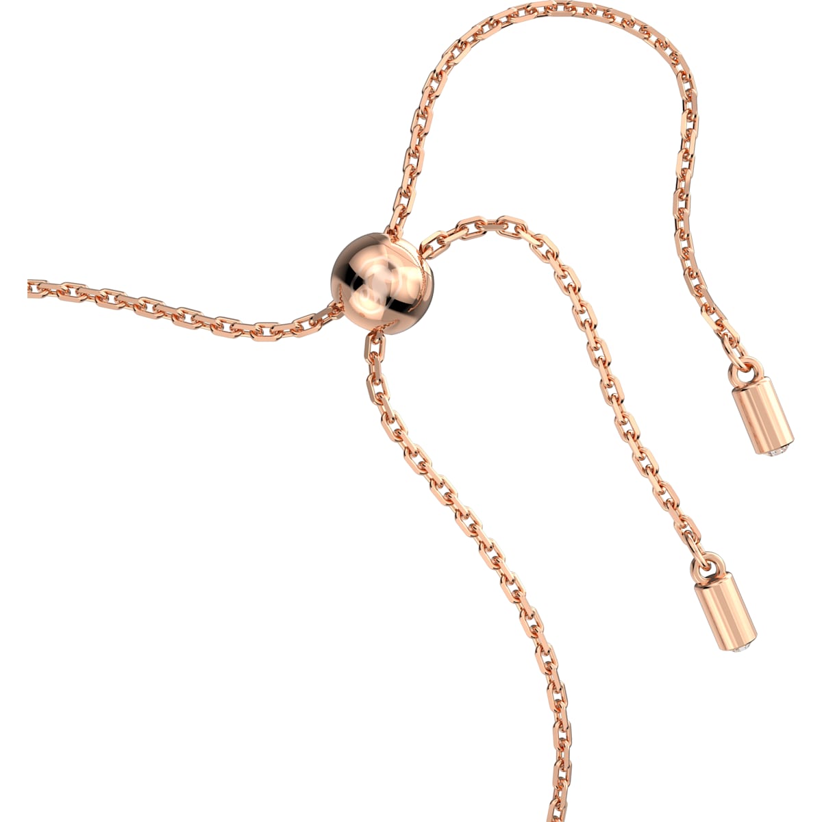Swarovski - Constella Armband Rundschliff, Pavé, Weiß, Roségold-Legierungsschicht - CRYSTAL UNTERBERGER