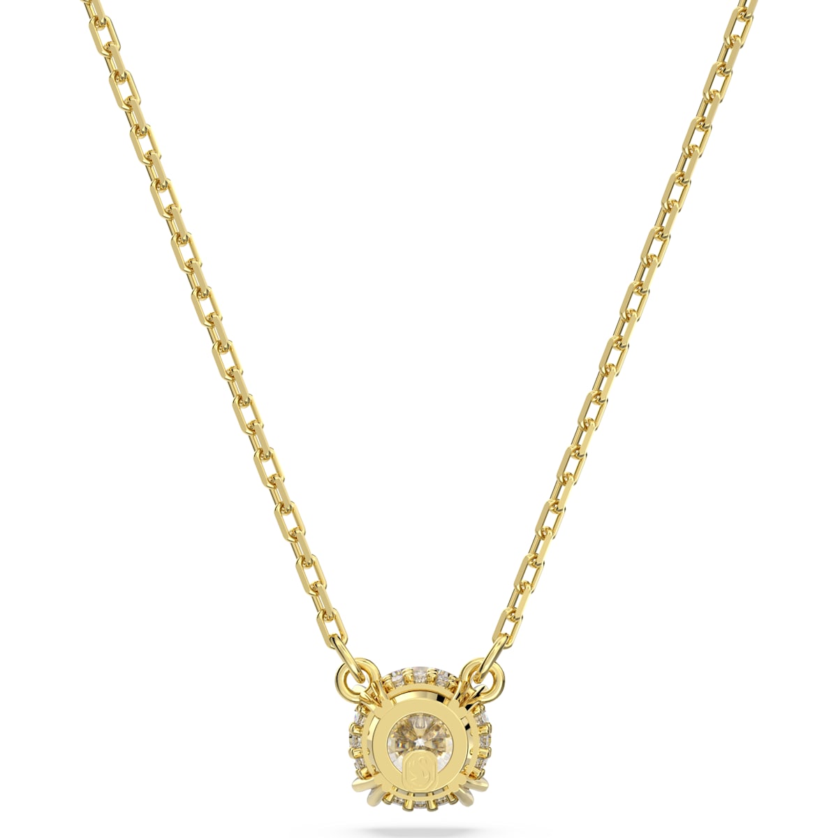 Swarovski - Constella Anhänger Rundschliff, Weiß, Goldlegierungsschicht - CRYSTAL UNTERBERGER