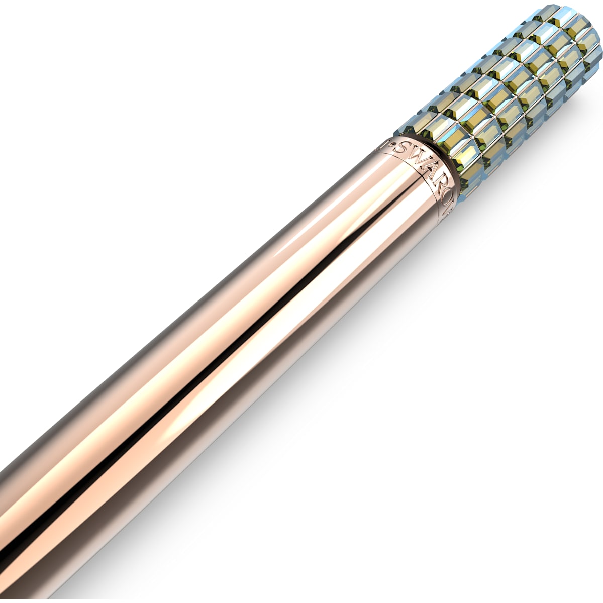 Swarovski - Kugelschreiber, Gelb, Roségold-Legierungsschicht - CRYSTAL UNTERBERGER