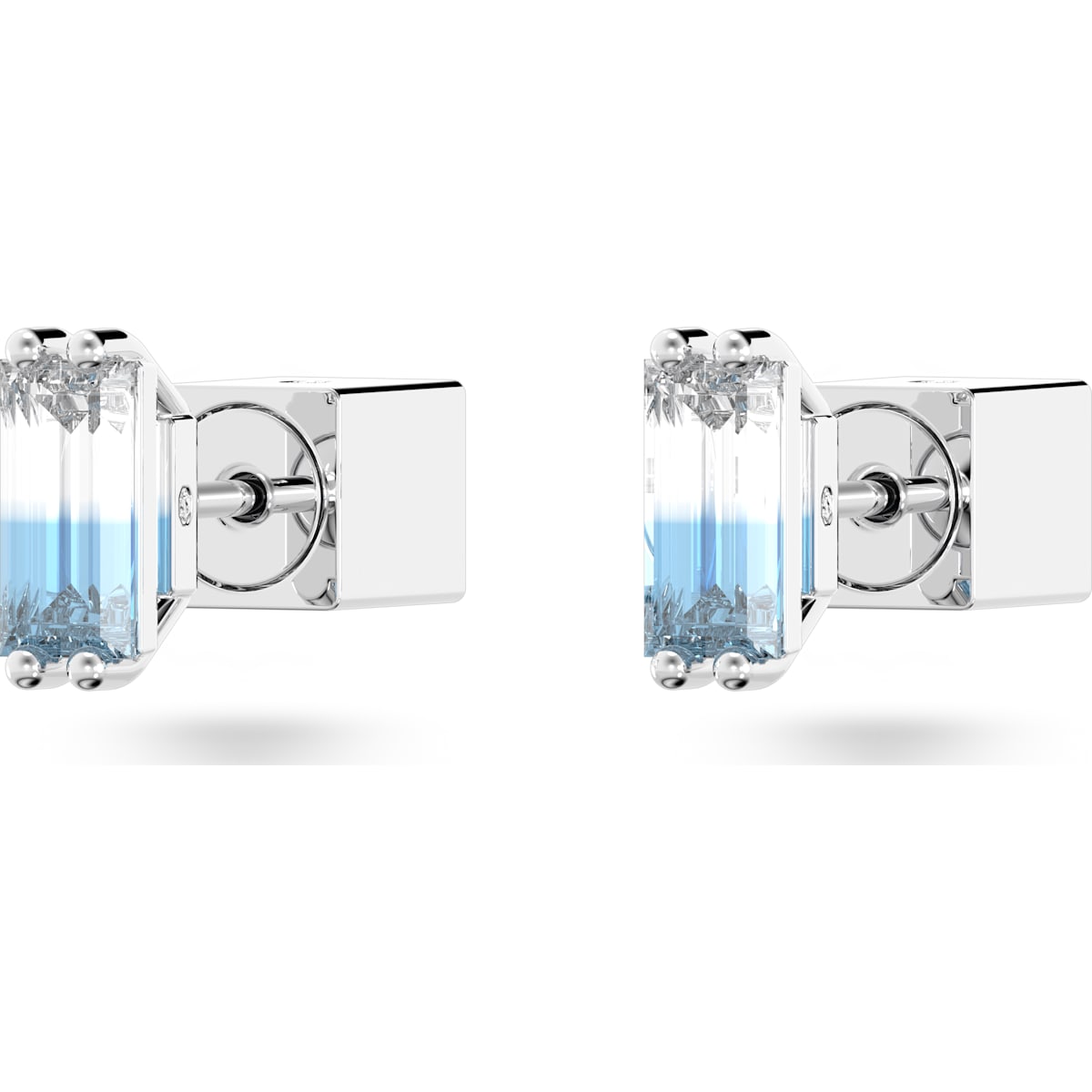 Stilla Ohrstecker, Blau, Rhodiniert - CRYSTAL UNTERBERGER