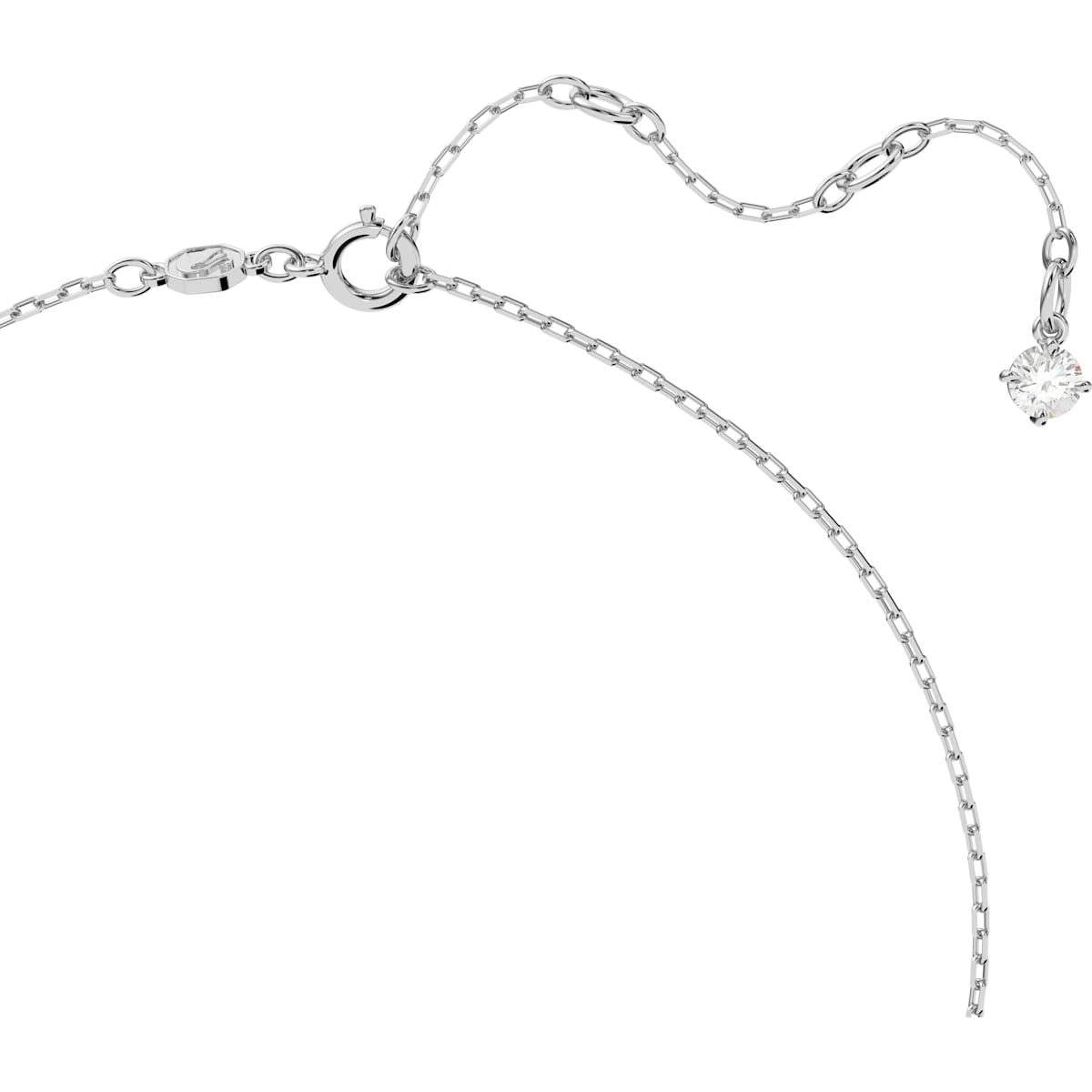 Swarovski - Millenia Halskette Oktagon-Schliff, Blau, Rhodiniert - CRYSTAL UNTERBERGER