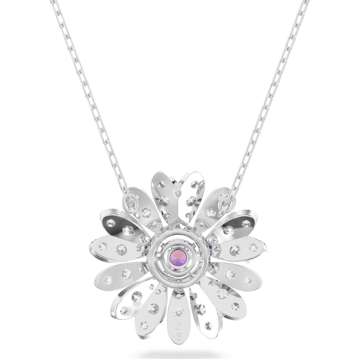 Swarovski - Eternal Flower Anhänger Blume, Rosa, Rhodiniert - CRYSTAL UNTERBERGER