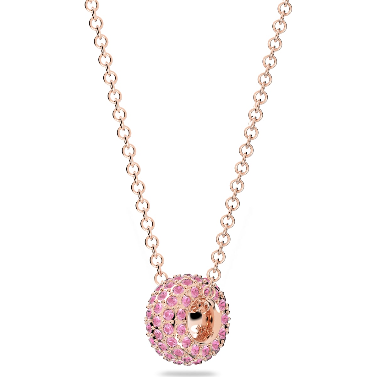 Swarovski - Stone Anhänger Rosa, Roségold-Legierungsschicht - CRYSTAL UNTERBERGER