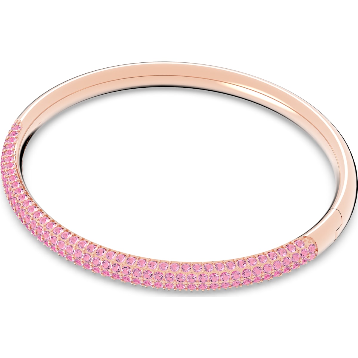 Swarovski - Stone Armreif Rosa, Roségoldfarbenes PVD-Finish - CRYSTAL UNTERBERGER