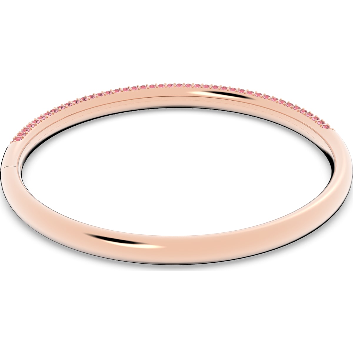 Swarovski - Stone Armreif Rosa, Roségoldfarbenes PVD-Finish - CRYSTAL UNTERBERGER