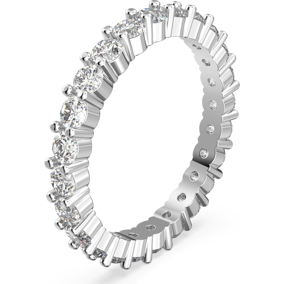 Constella Ring Set (2), Princess-Schliff, Weiß, Rhodiniert - CRYSTAL UNTERBERGER