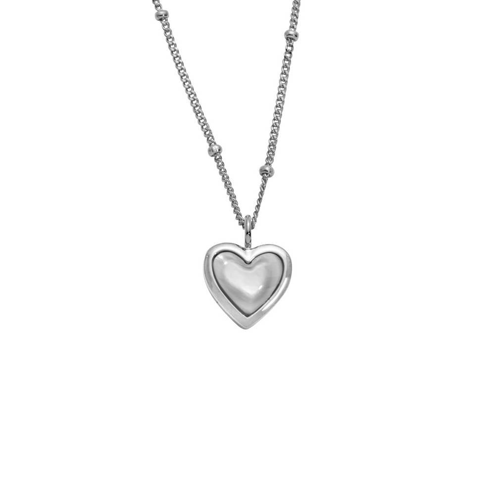 Auranto - Silbercollier Herz - CRYSTAL UNTERBERGER