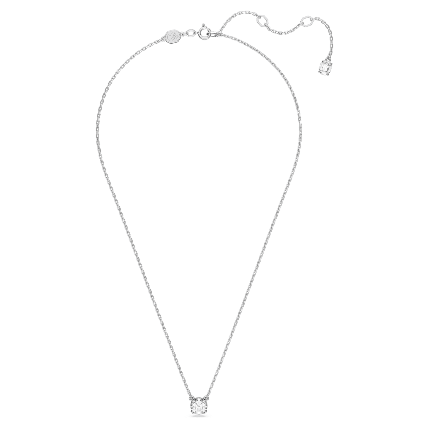 Swarovski - Constella Anhänger Rundschliff, Weiß, Rhodiniert - CRYSTAL UNTERBERGER