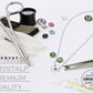 CRYSTALP - almy edelweiss earrings19mm - CRYSTAL UNTERBERGER