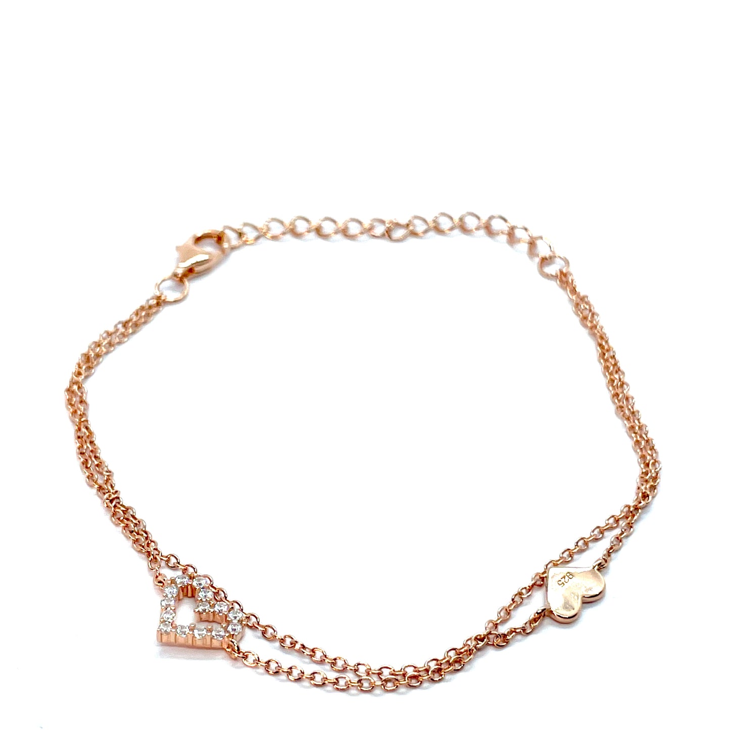Auranto - Silberarmband rosé - CRYSTAL UNTERBERGER